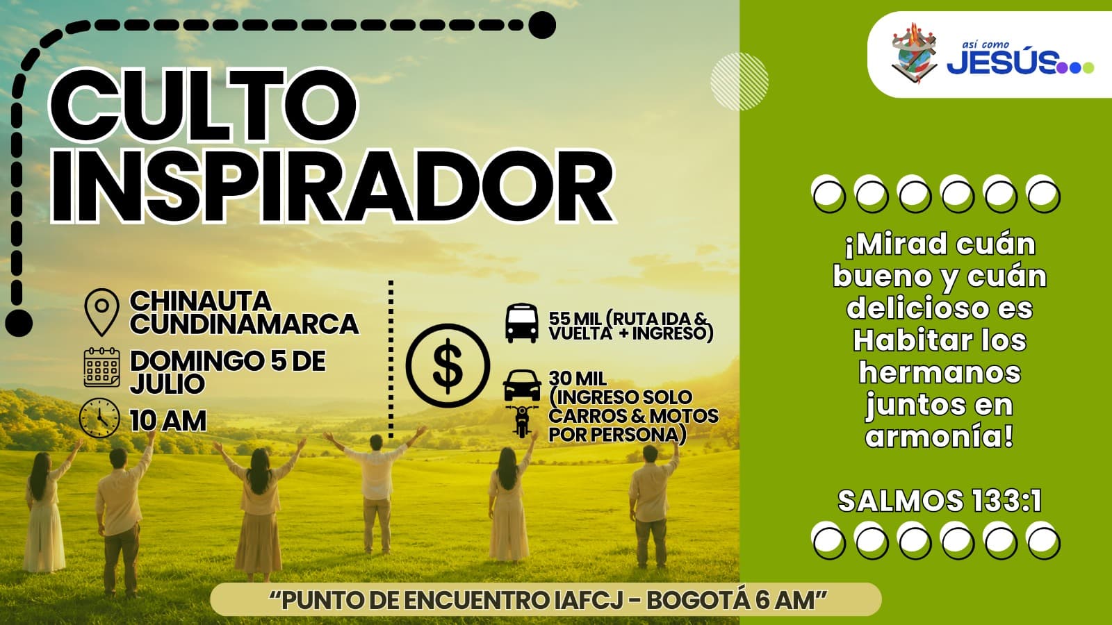 Culto Inspirador de Convivio